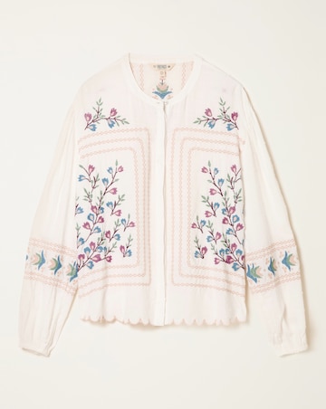 FatFace Betsy Embroidered Blouse