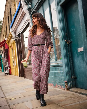 FatFace Adele Floral Midi Dress