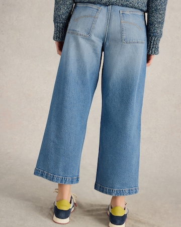 White Stuff Tia Wide Leg Crop Jean