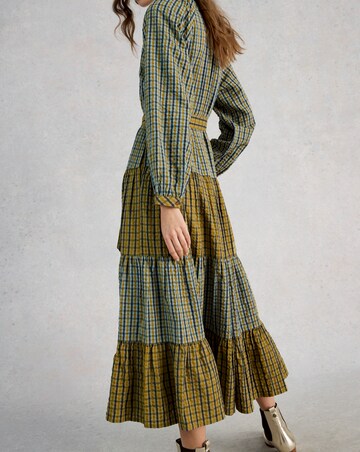 White Stuff Clementine Check Midi Dress