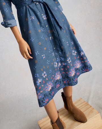 White Stuff Lana Denim Midi Dress