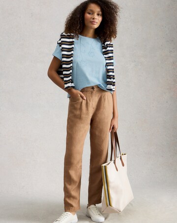 White Stuff Gina Embroidered Tee