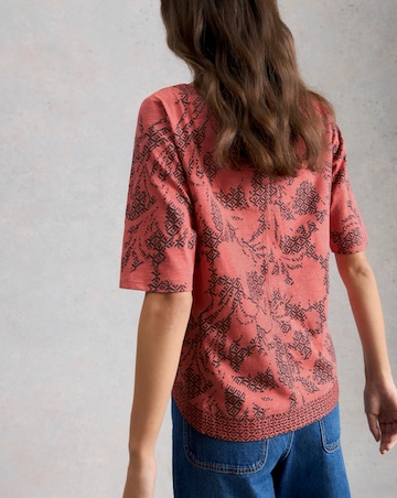 White Stuff Weaver Notch Neck Tee