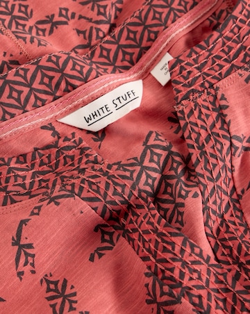 White Stuff Weaver Notch Neck Tee