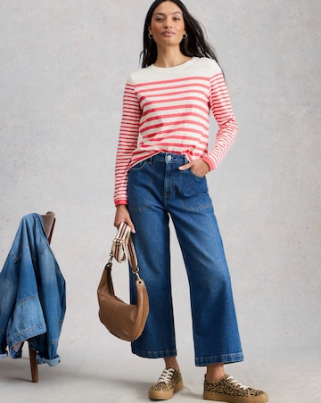 White Stuff Clara LS Stripe Tee