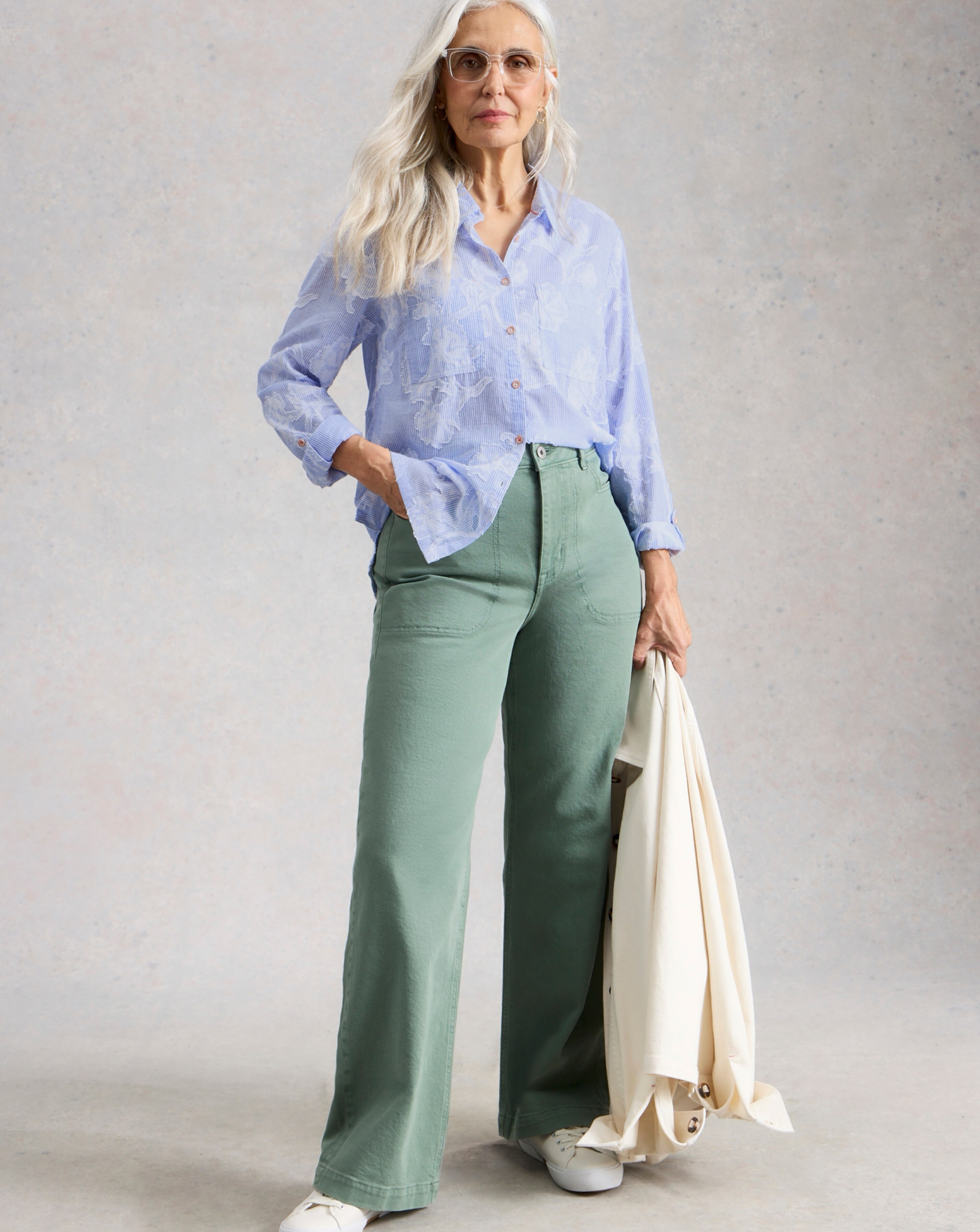 White Stuff Sophie Jacquard Shirt