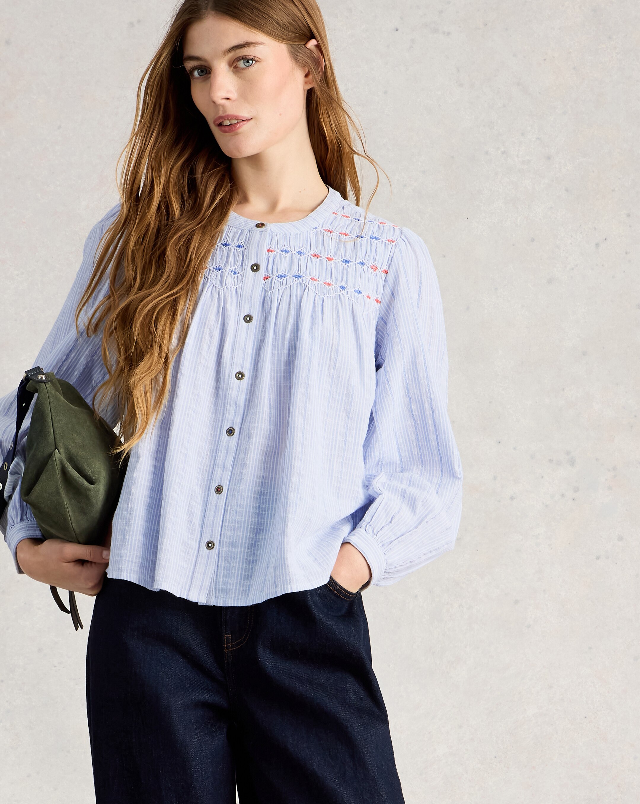 White Stuff Sammy Smock Top