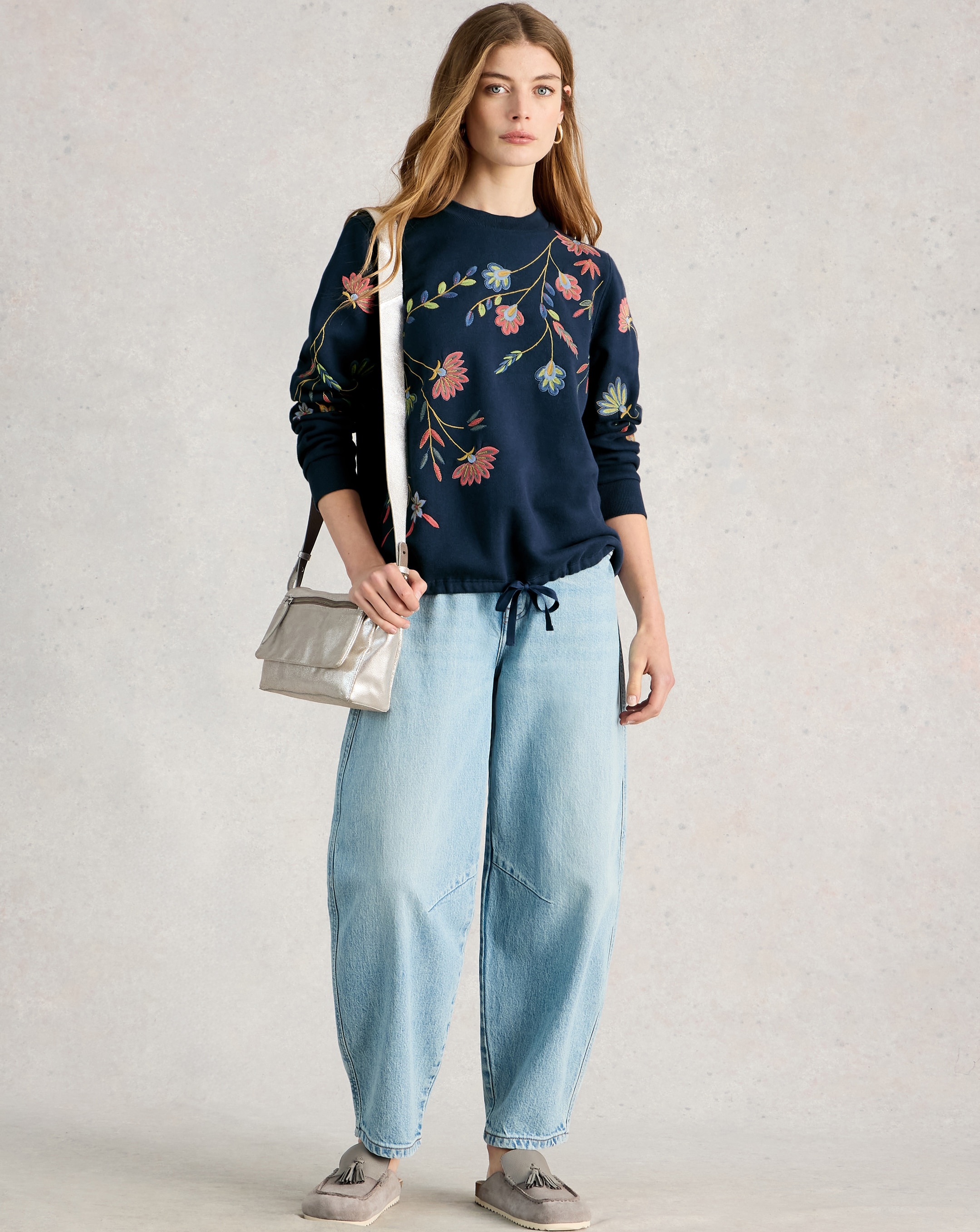 New In - White Stuff Floral Sweat