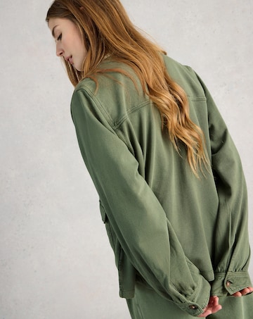 White Stuff Demi Utility Jersey Jacket