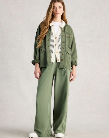 White Stuff Demi Utility Jersey Jacket