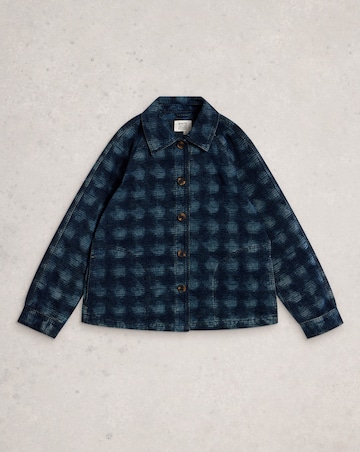 White Stuff Eden Denim Jacquard Jacket
