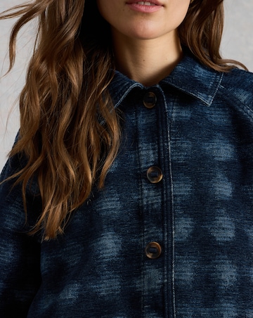 White Stuff Eden Denim Jacquard Jacket