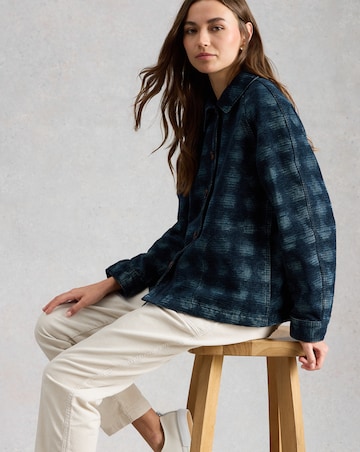 White Stuff Eden Denim Jacquard Jacket