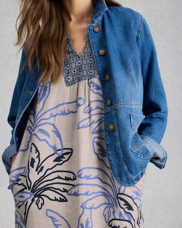 White Stuff Ash Linen Dress