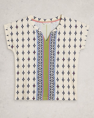 White Stuff Nelly Notch Neck Tee