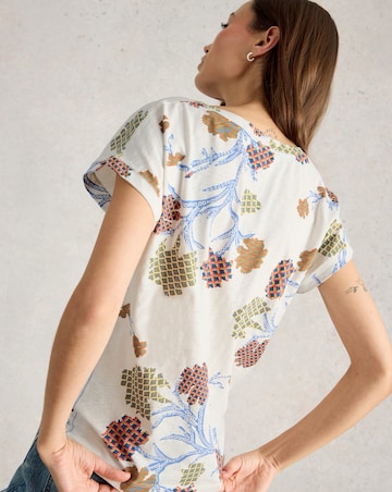 White Stuff Nelly Notch Neck Tee