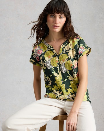 White Stuff Nelly Notch Neck Tee