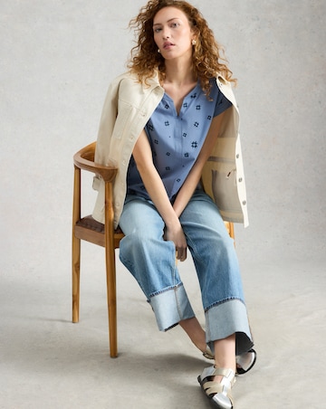 White Stuff Nelly Embroidered Tee