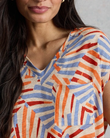 White Stuff Iris Linen Tee