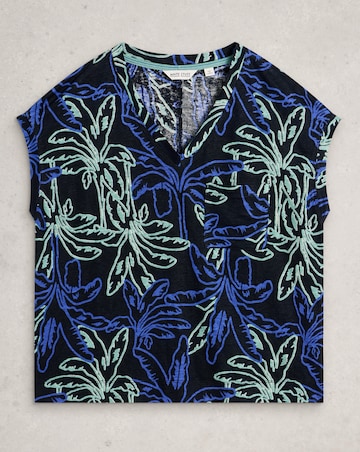 White Stuff Iris Linen Tee