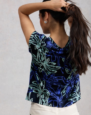 White Stuff Iris Linen Tee