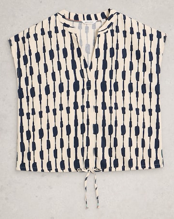 White Stuff Nicole Linen Blend Top