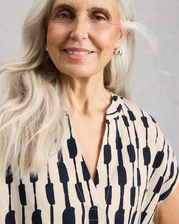 White Stuff Nicole Linen Blend Top