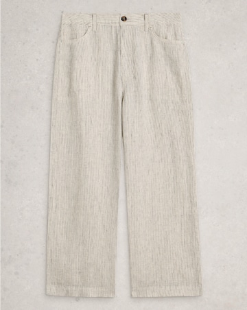 White Stuff Tia Linen Wide Leg Crop