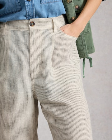 White Stuff Tia Linen Wide Leg Crop