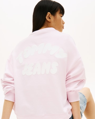 Tommy Jeans Boxy Colour Bubble Crew Sweatshirt