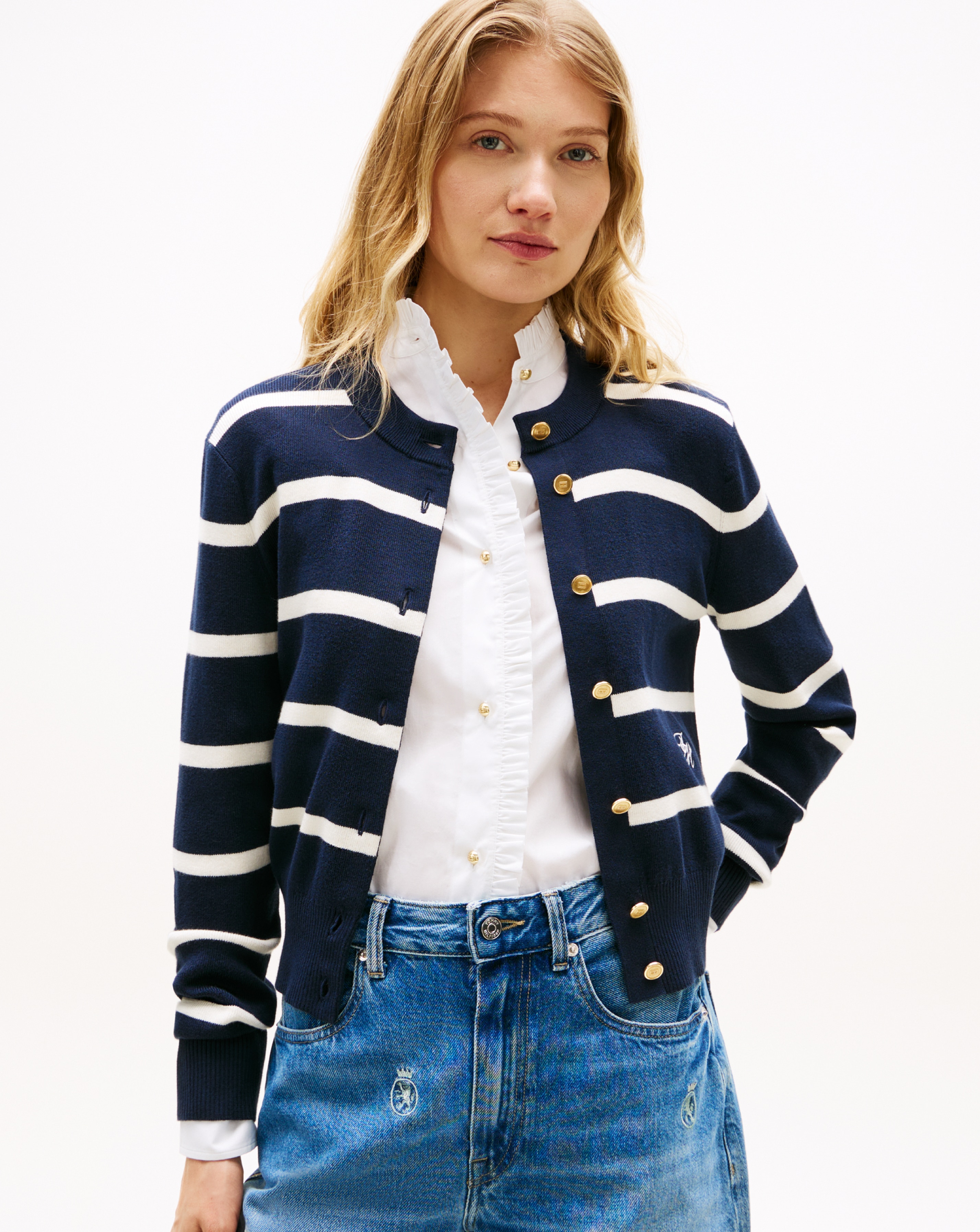 Tommy Hilfiger Crew Neck Cardi