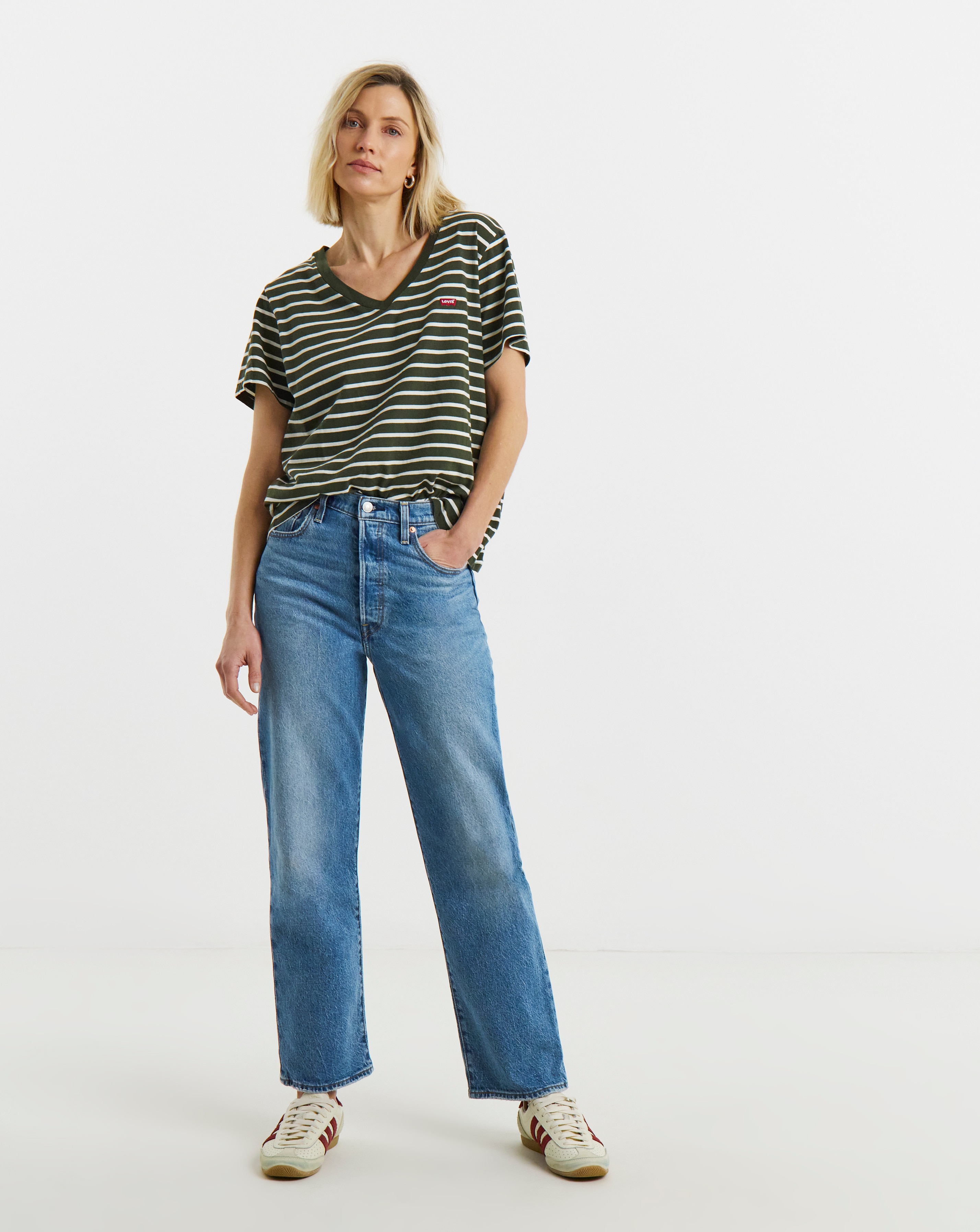New In - Levis Ribcage Straight Ankle Jeans
