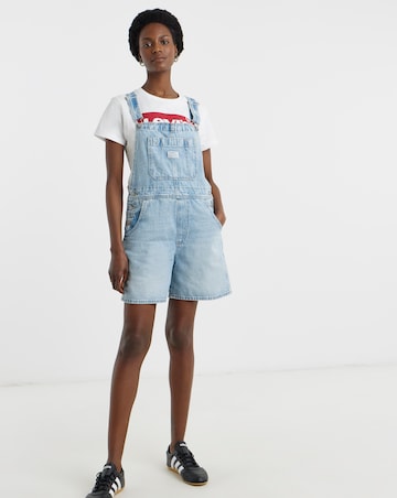 Levis Denim Utility Short Overall