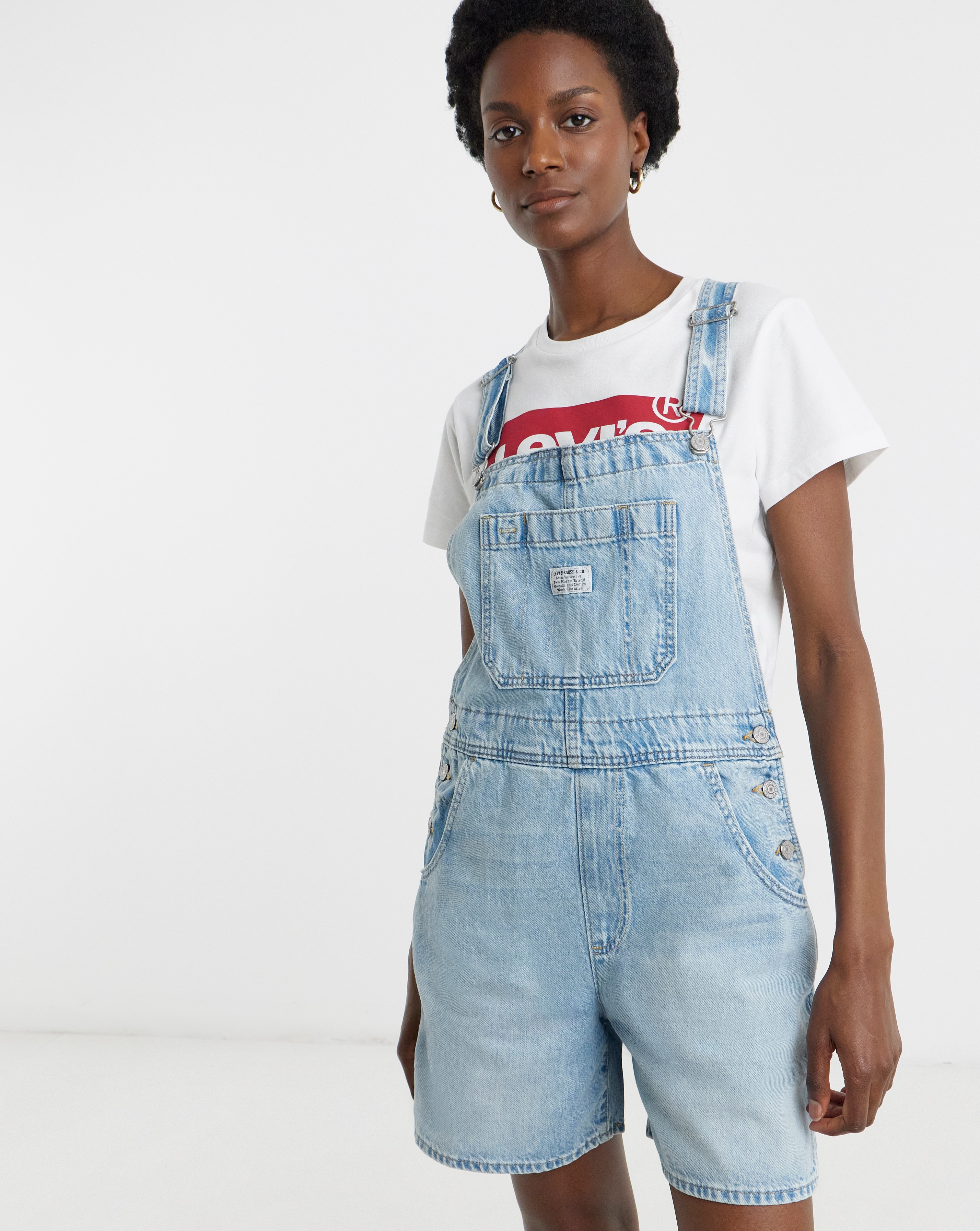 New In - Levis Denim Utility Short Overall