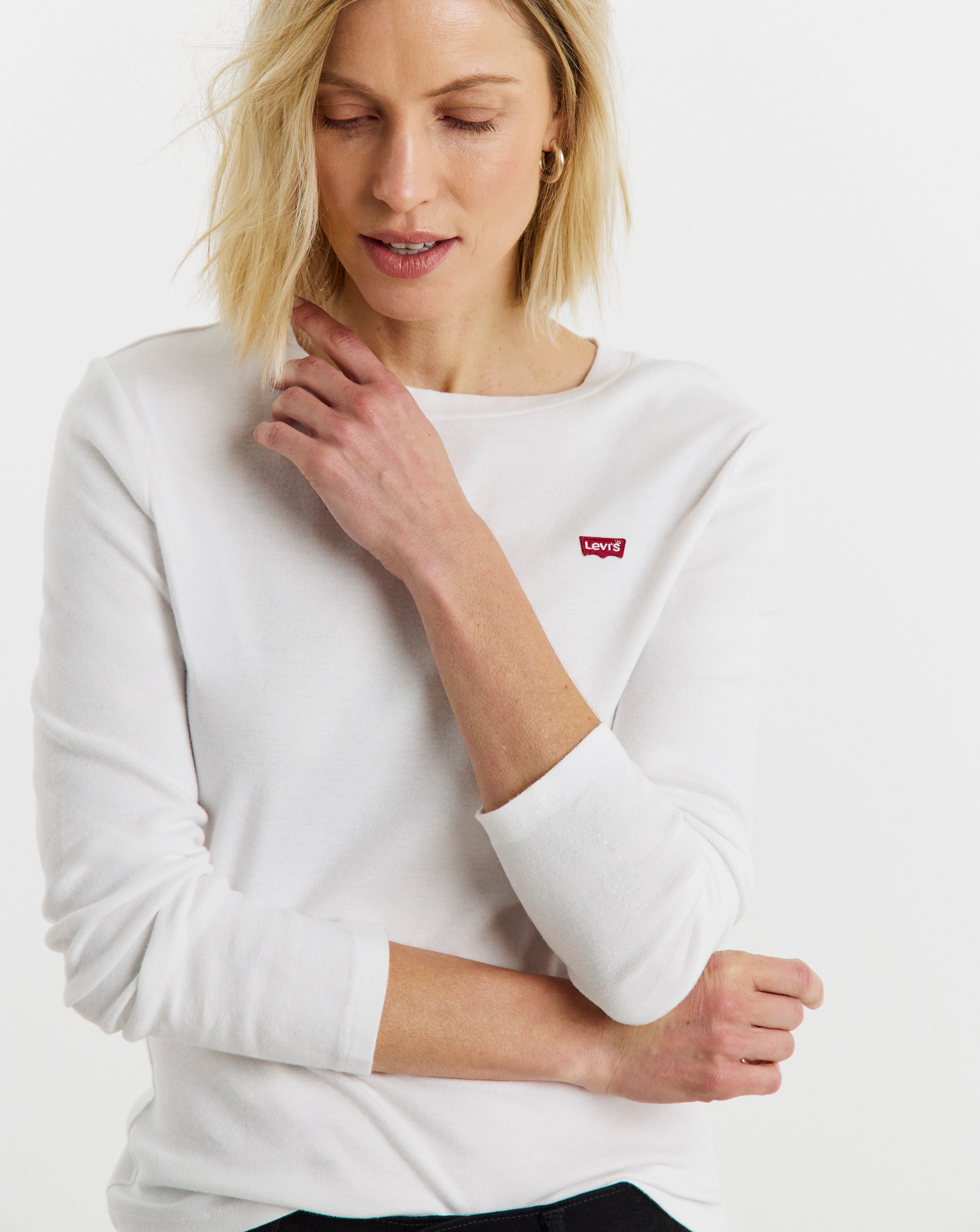 New In - Levi's Essential Hm Long Sleeve Tee