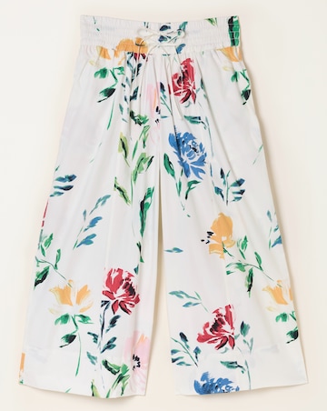 FatFace Ines Confetti Floral Wide Leg Trouser