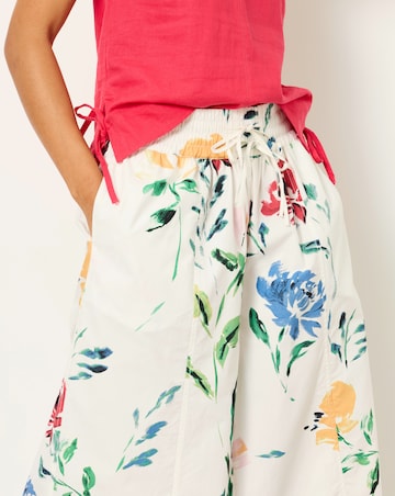 FatFace Ines Confetti Floral Wide Leg Trouser