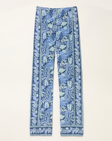 FatFace Ines Woodblock Wide Leg Trouser