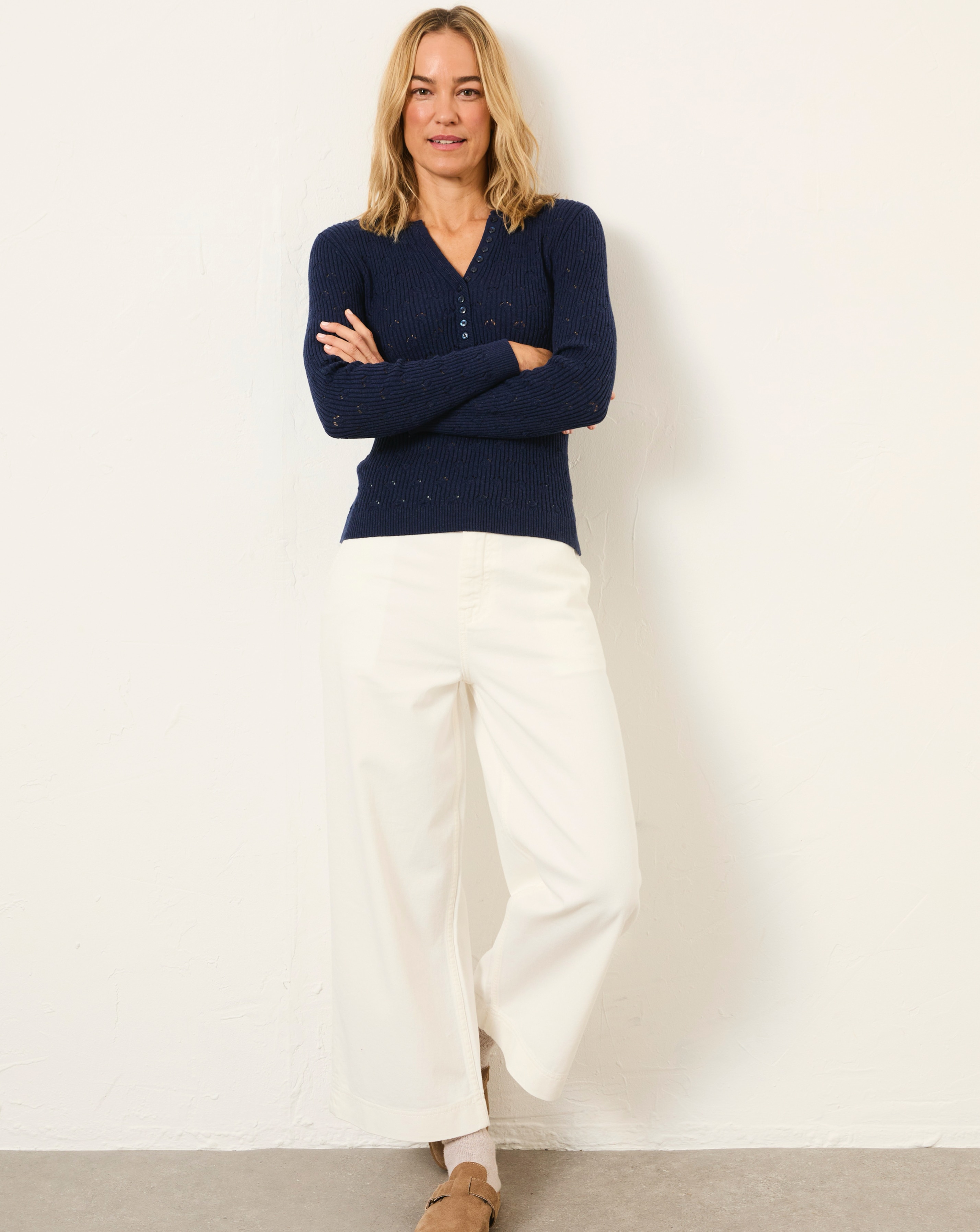 New In - FatFace Crop Trouser