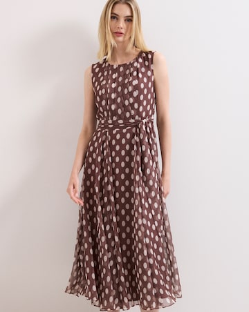 Phase Eight Lucinda Spot Midi Dress