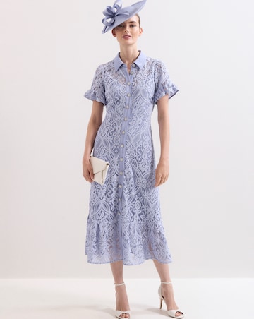 Phase Eight Carmine Lace Midi Dress