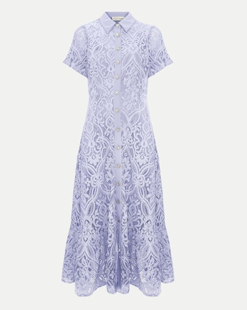 Phase Eight Carmine Lace Midi Dress