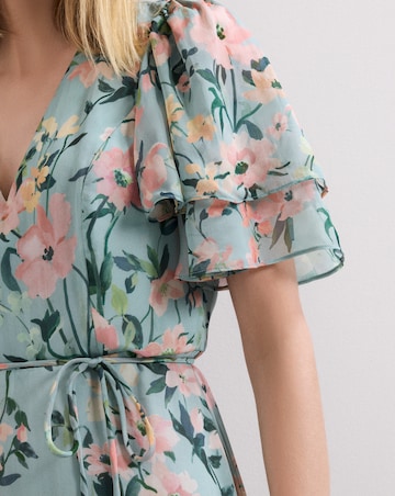 Phase Eight Violet Floral Maxi Dress