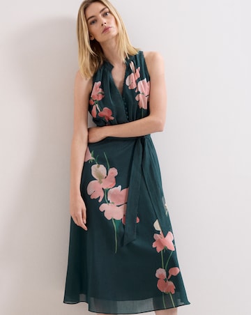 Phase Eight Lucinda Button Floral Dress