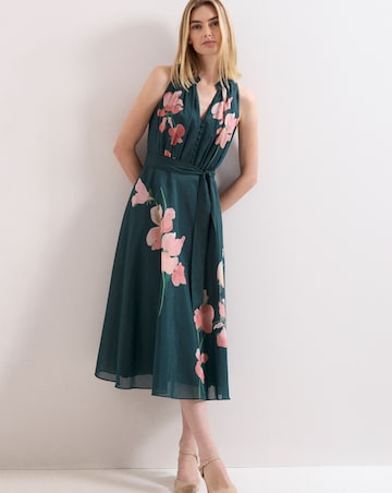 Phase Eight Lucinda Button Floral Dress