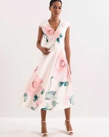 Phase Eight Rakhi Scuba Printed Midi Dress