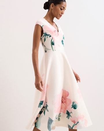 Phase Eight Rakhi Scuba Printed Midi Dress