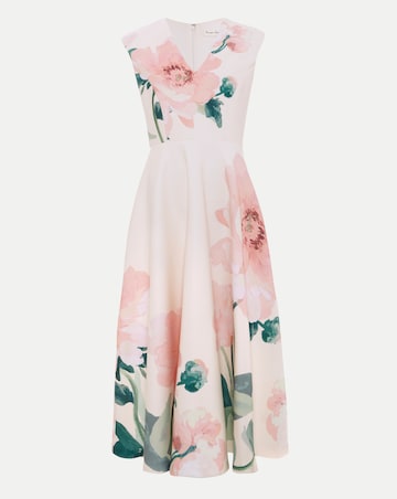 Phase Eight Rakhi Scuba Printed Midi Dress