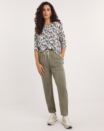 3/4 Sleeve Longline Top