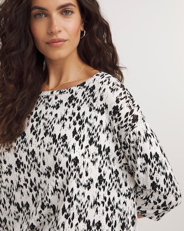 3/4 Sleeve Longline Top